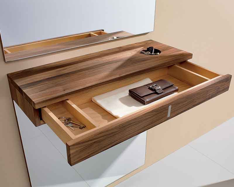 Luxury hallway drawer and mirror