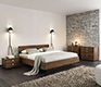 Beautiful walnut bed