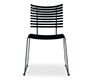 Black modern Danish dining chair