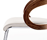 Beautiful side-detail from the Girado cantilever dining chair