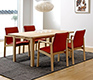 Classic solid wood dining table
