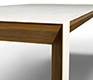 Corian and Walnut dining table