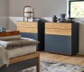 High-end solid hardwood and glass bedroom cabinets