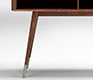 Cute detail from the retro office cabinet in walnut
