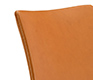 Detail from the A158 steel and leather dining chair