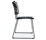 Side view of the ultra-modern DM4165 Danish dining chair