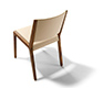 Angled-reverse view of the Eviva dining chair
