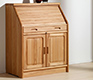 Fine Danish home office bureau shown in teak