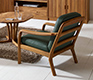 Fine wood armchair from Denmark