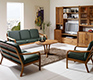 Fine Danish wood sofa, available as a 3-seater, 2-seater or armchair