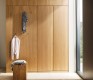 Floor to ceiling hallway cabinets