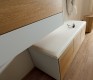 Hallway storage bench