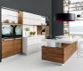 Linee luxury white and wood kitchens