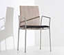 Danish low-back carver dining chair