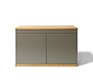 High-end luxury computer bureaus in glass and solid hardwood