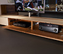 Luxury contemporary flat-screen TV cabinet with rotating stand