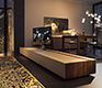 Luxury high-end contemporary TV cabinets suitable as a room divider in an open-plan living room