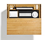 Luxury modern solid hardwood computer bureau