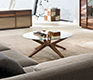 Luxurious high-end modern glass coffee table