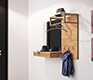 Luxury high-end modern hallway panel with clothes rail
