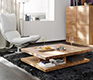 Luxury modern solid oak coffee table