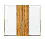 Luxury modern wardrobe shown in wild oak