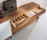 Cutlery drawer in the high-end sideboard - Cubus