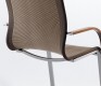 Luxury high-end stricktex cantilever dining chair