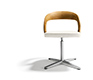 Stunning high-end luxury in a swivel dining chair with memory return