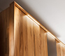 Soft wardrobe integrated lighting
