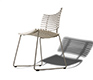 High-end white Danish modern dining chair