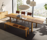 High-end solid oak dining table