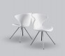 Beautiful picture of two 902 dining chairs in white