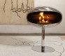 Cocoon Pedestal stainless fire place for bio-ethanol fuel