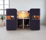 Private meeting seating space for open plan offices
