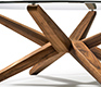 Close-up detail of the legs of the Stern coffee table