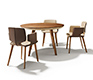 Small luxury round dining table
