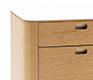 Danish small modern retro office cabinet detail
