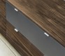 Close-up of the soundbar with the grill closed