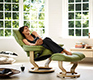Stressless Mayfair recliner and footstool