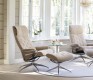 Stressless Metro high-back upholstered recliner chair