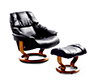 Stressless Reno recliner chair and footstool
