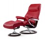 Stressless View recliner chair and footstool