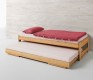 Tandem extendable kids bed