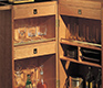 Quaint solid wood bar cabinet