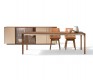 Team7 Tak dining table with wood legs