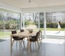 Slim Tak wood legged dining table