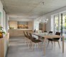 Slim Tak wooden legged dining table