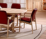Traditional low-back Danish dining chair