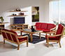 Traditional solid wood sofa set from Denmark